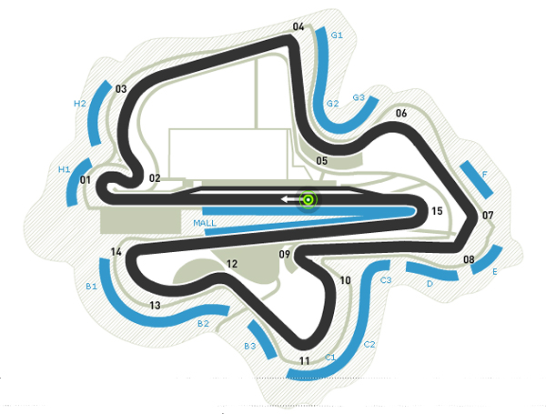 Sepang International Circuit - Kuala Lumpur Map