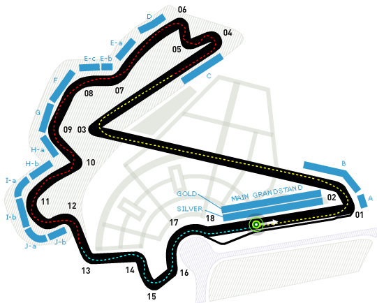 Korea International Circuit, Yeongam Map