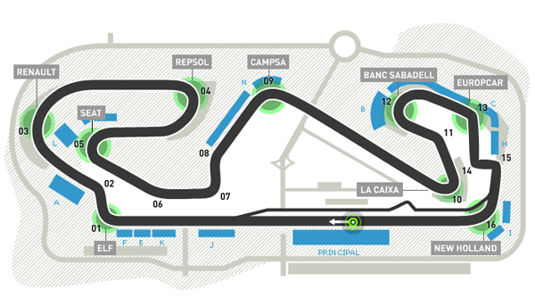 Circuit de Catalunya - Montmel, Barcelona Map