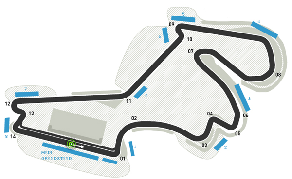 Istanbul Park Circuit Map